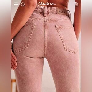 Sézane - Brut sexy jeans (pink, size 16 - TALL)